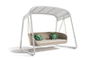 Virasat Double Seater Hanging Swing With Stand For Balcony, Garden Swing (White + Beige)-VIRASAT FURNITURE & FURNISHING