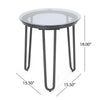 Virasat Outdoor Patio Seating Set 2 Chairs and 1 Table Set (Grey) Braided & Rope-VIRASAT FURNITURE & FURNISHING