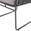 Virasat Outdoor Patio Seating Set 2 Chairs and 1 Table Set (Grey) Braided & Rope-VIRASAT FURNITURE & FURNISHING