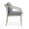 Virasat Outdoor Garden Balcony Sofa Set 2 Seater, 2 Single Seater and 1 Center Table Set (Cream)-VIRASAT FURNITURE & FURNISHING