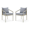 Virasat Outdoor Garden Balcony Sofa Set 2 Seater, 2 Single Seater and 1 Center Table Set (Cream)-VIRASAT FURNITURE & FURNISHING