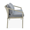 Virasat Outdoor Garden Balcony Sofa Set 2 Seater, 2 Single Seater and 1 Center Table Set (Cream)-VIRASAT FURNITURE & FURNISHING