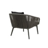 Virasat Outdoor Garden Balcony Sofa Set 2 Seater, 2 Single seater and 1 Center Table Set, Braid & Rope (Dark Grey)-VIRASAT FURNITURE & FURNISHING