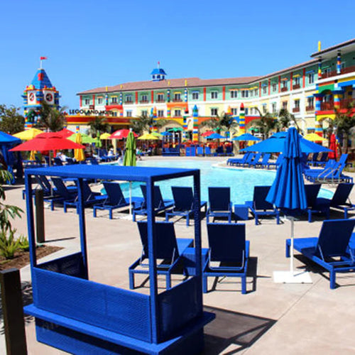 Virasat Outdoor Poolside Sunbed With Cushion Daybed Black-VIRASAT FURNITURE & FURNISHING