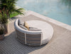 Virasat Outdoor Poolside Sunbed With Cushion Daybed (Grey) Braided & Rope-VIRASAT FURNITURE & FURNISHING