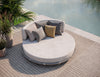 Virasat Outdoor Poolside Sunbed With Cushion Daybed (Grey) Braided & Rope-VIRASAT FURNITURE & FURNISHING