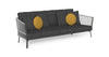 Virasat Outdoor Garden Balcony Sofa Set 2 Seater, Single Seater and 2 Center Table Set, Braided & Rope (Dark Grey-VIRASAT FURNITURE & FURNISHING