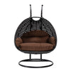 Virasat Double Seater Hanging Swing With Stand For Balcony, Garden Swing (Dark Grey)-VIRASAT FURNITURE & FURNISHING