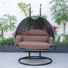 Virasat Double Seater Hanging Swing With Stand For Balcony, Garden Swing (Dark Grey)-VIRASAT FURNITURE & FURNISHING