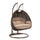 Virasat Double Seater Hanging Swing With Stand For Balcony, Garden Swing (Brown)-VIRASAT FURNITURE & FURNISHING