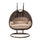 Virasat Double Seater Hanging Swing With Stand For Balcony, Garden Swing (Brown)-VIRASAT FURNITURE & FURNISHING
