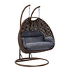 Virasat Double Seater Hanging Swing With Stand For Balcony, Garden Swing (Brown)-VIRASAT FURNITURE & FURNISHING