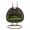 Virasat Double Seater Hanging Swing With Stand For Balcony, Garden Swing (Brown)-VIRASAT FURNITURE & FURNISHING