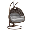 Virasat Double Seater Hanging Swing With Stand For Balcony, Garden Swing (Brown)-VIRASAT FURNITURE & FURNISHING