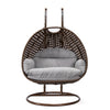 Virasat Double Seater Hanging Swing With Stand For Balcony, Garden Swing (Brown)-VIRASAT FURNITURE & FURNISHING