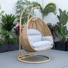 Virasat Double Seater Hanging Swing With Stand For Balcony , Garden Swing-VIRASAT FURNITURE & FURNISHING