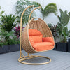 Virasat Double Seater Hanging Swing With Stand For Balcony , Garden Swing-VIRASAT FURNITURE & FURNISHING