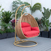 Virasat Double Seater Hanging Swing With Stand For Balcony , Garden Swing-VIRASAT FURNITURE & FURNISHING