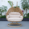 Virasat Double Seater Hanging Swing With Stand For Balcony , Garden Swing-VIRASAT FURNITURE & FURNISHING