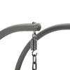Virasat Double Seater Hanging Swing With Stand For Balcony, Garden Swing (Silver)-VIRASAT FURNITURE & FURNISHING