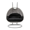 Virasat Double Seater Hanging Swing With Stand For Balcony, Garden Swing (Silver)-VIRASAT FURNITURE & FURNISHING