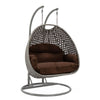 Virasat Double Seater Hanging Swing With Stand For Balcony, Garden Swing (Silver)-VIRASAT FURNITURE & FURNISHING