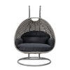Virasat Double Seater Hanging Swing With Stand For Balcony, Garden Swing (Silver)-VIRASAT FURNITURE & FURNISHING