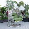 Virasat Double Seater Hanging Swing With Stand For Balcony, Garden Swing (Silver)