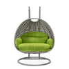 Virasat Double Seater Hanging Swing With Stand For Balcony, Garden Swing (Silver)-VIRASAT FURNITURE & FURNISHING
