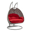 Virasat Double Seater Hanging Swing With Stand For Balcony, Garden Swing (Silver)