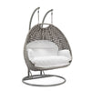 Virasat Double Seater Hanging Swing With Stand For Balcony, Garden Swing (Silver)