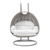 Virasat Double Seater Hanging Swing With Stand For Balcony, Garden Swing (Silver)