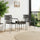 VIRASAT FURNITURE Outdoor Rope 3-Piece Patio Set (Grey)