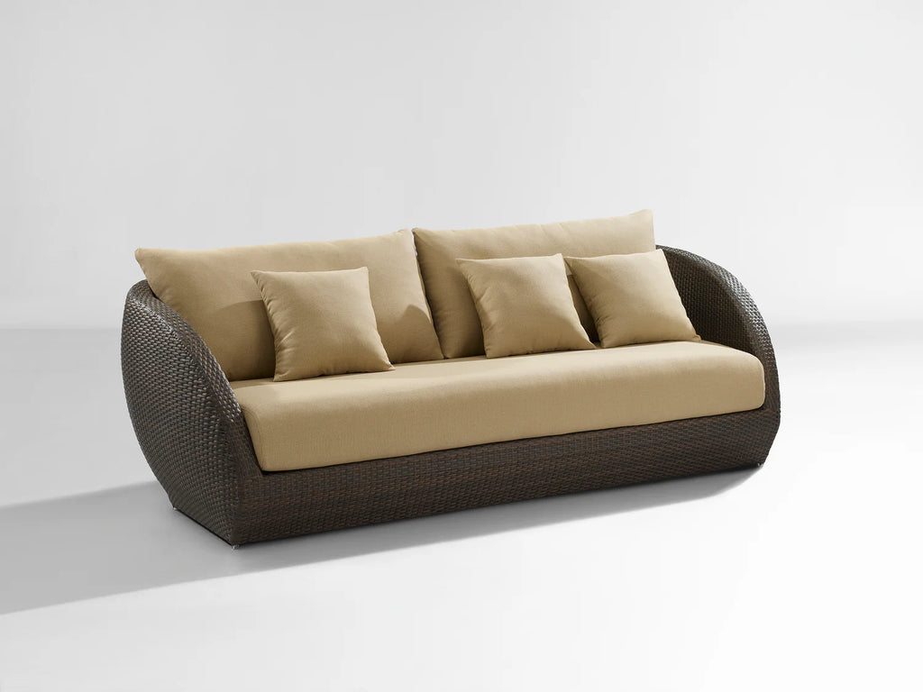 Virasat Outdoor Garden Balcony Sofa Set 2 Seater, 2 Single Seater and 1 Center Table With Side Table Set (Brown + Tan)-VIRASAT FURNITURE & FURNISHING