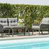 Virasat Outdoor Sofa Set 2 Seater, 2 Single Seater and 1 Center Table (Grey)-VIRASAT FURNITURE & FURNISHING