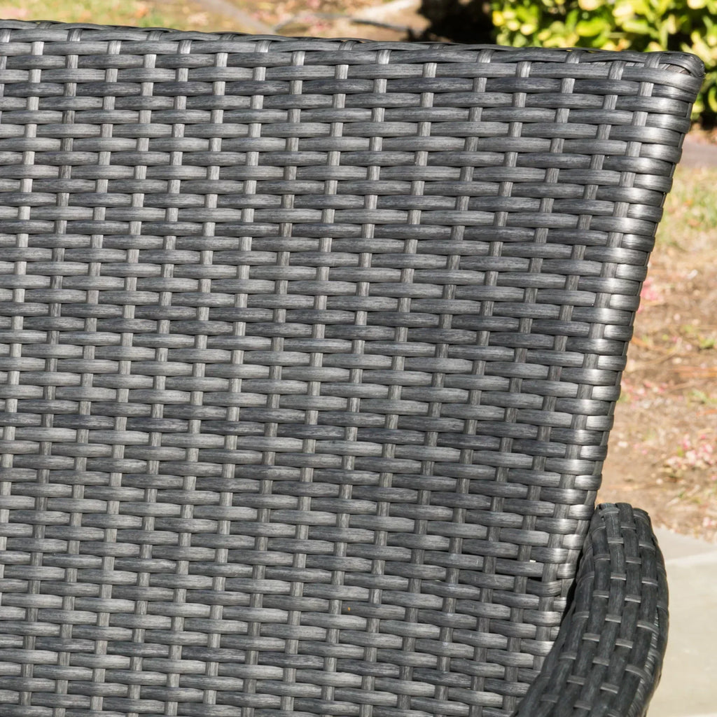 Virasat Outdoor 2 seater Sofa and 1 Center Table (Dark Grey + White)-VIRASAT FURNITURE & FURNISHING