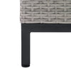 Virasat Outdoor Garden Balcony Sofa Set 2 Seater, 2 Single Seater and Ottoman Set (Grey)-VIRASAT FURNITURE & FURNISHING