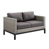 Virasat Outdoor Garden Balcony Sofa Set 2 Seater, 2 Single Seater and Ottoman Set (Grey)-VIRASAT FURNITURE & FURNISHING