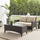 Virasat Outdoor 2 seater Sofa and 1 Center Table (Brown + Beige)-VIRASAT FURNITURE & FURNISHING