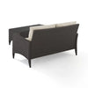 Virasat Outdoor 2 seater Sofa and 1 Center Table (Brown + Beige)-VIRASAT FURNITURE & FURNISHING