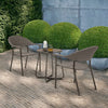 Virasat Outdoor Patio Seating Set 2 Chairs and 1 Table Set (Brown)-VIRASAT FURNITURE & FURNISHING