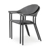 Virasat Outdoor Patio Seating Set 2 Chairs and 1 Table Set (Dark Grey)-VIRASAT FURNITURE & FURNISHING