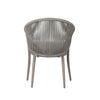 Virasat Outdoor Patio Seating Set 2 Chairs and 1 Table Set (Grey) Braided & Rope-VIRASAT FURNITURE & FURNISHING