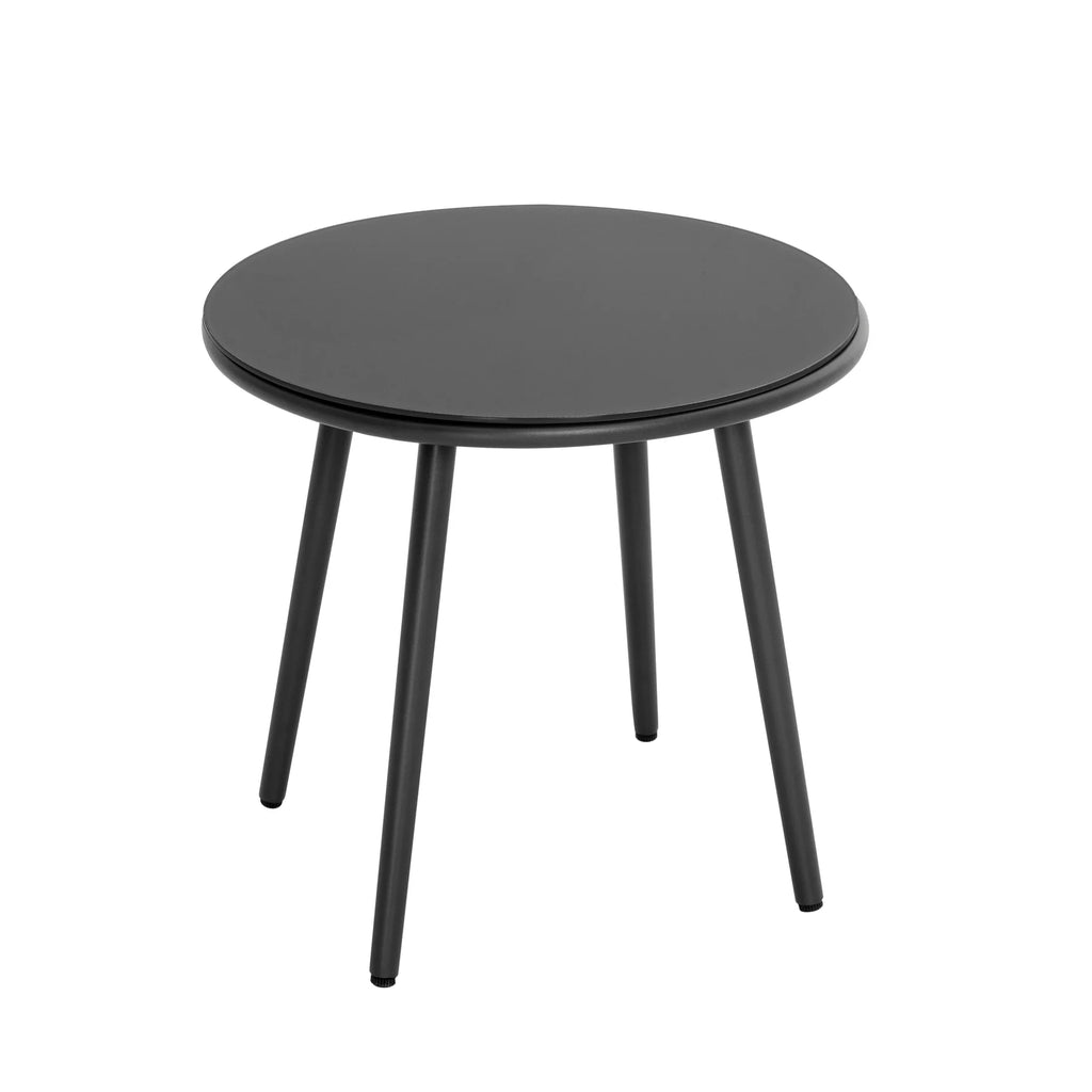 Virasat Outdoor Patio Seating Set 2 Chairs and 1 Table Set (Black) Braided & Rope-VIRASAT FURNITURE & FURNISHING