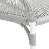 Virasat Outdoor Patio Seating Set 2 Chairs and 1 Table Set (Silver + White) Braided & Rope-VIRASAT FURNITURE & FURNISHING