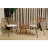 VIRASAT FURNITURE ALLURE OUTDOOR PATIO SEATING SET 2 CHAIRS AND 1 TABLE SET (HONEY)