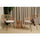 VIRASAT FURNITURE ALLURE OUTDOOR PATIO SEATING SET 2 CHAIRS AND 1 TABLE SET (HONEY)