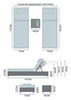 Virasat Outdoor Swimming Poolside Lounger Set of 2-VIRASAT FURNITURE & FURNISHING