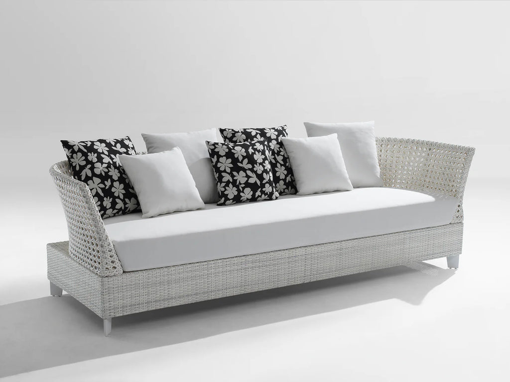Virasat Outdoor Garden Balcony Sofa Set 3 Seater seater, 1 Double Seater, 1 Single Seater and 1 Center Table (White)-VIRASAT FURNITURE & FURNISHING