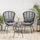 Virasat Outdoor Patio Seating Set 2 Chairs and 1 Table-VIRASAT FURNITURE & FURNISHING